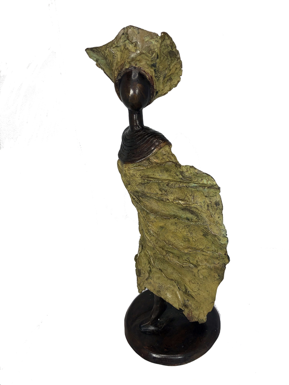 Bronzestatur 1 Femme du Sahel