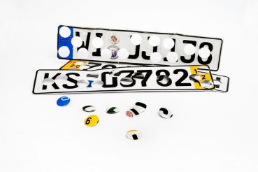 Preview: Strahlertaler reflectante negro blanco Preview: Strahlertaler reflectante negro blanco
