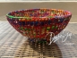 Preview: Cesta de reciclaje colorida con pie - XL