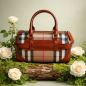Preview: Burberry House Check Bridle Alchester Medium Bowling Bag