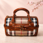 Preview: Burberry House Check Bridle Alchester Medium Bowling Bag