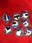 Preview: Strahlertaler reflectante blanco azul negro