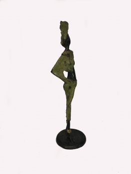 mujer de pie (verde) - única