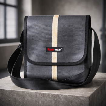 Bolso de hombro Carl negro