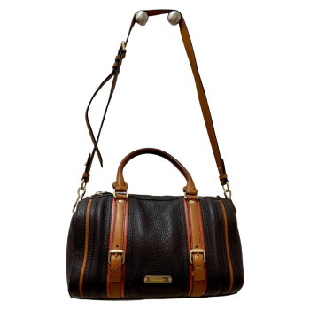 Burberry Tricolor Alchester Bowling Bag