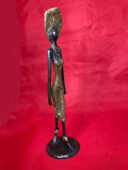 young African woman - bronze