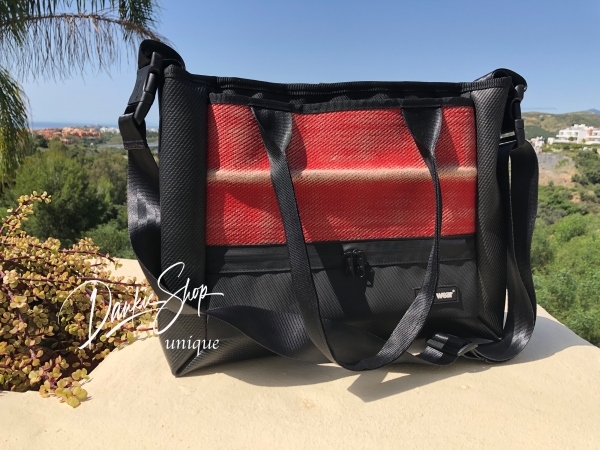 Shopping bag Dan red