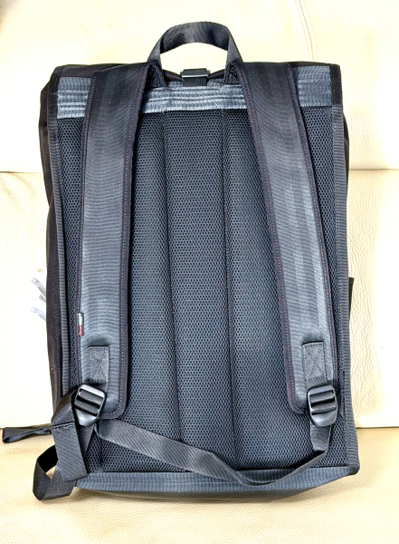 Rolltop-Rucksack Eddie schwarz