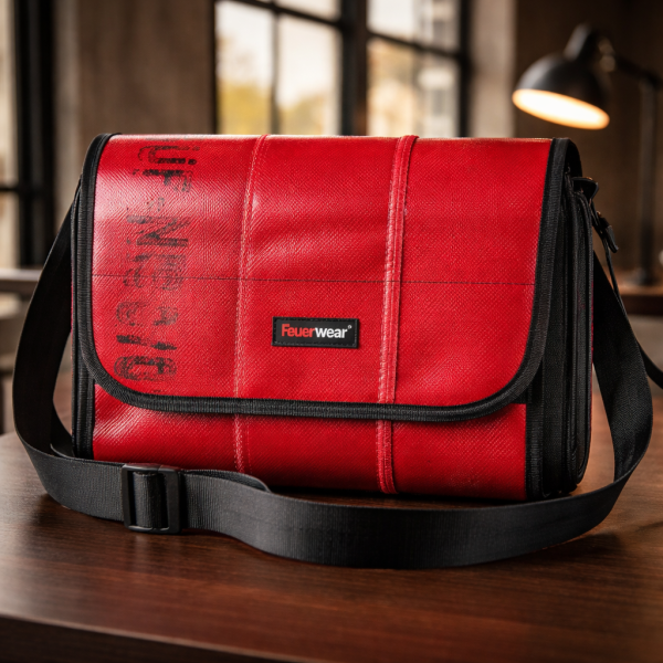 Umhängetasche Walter rot glanz