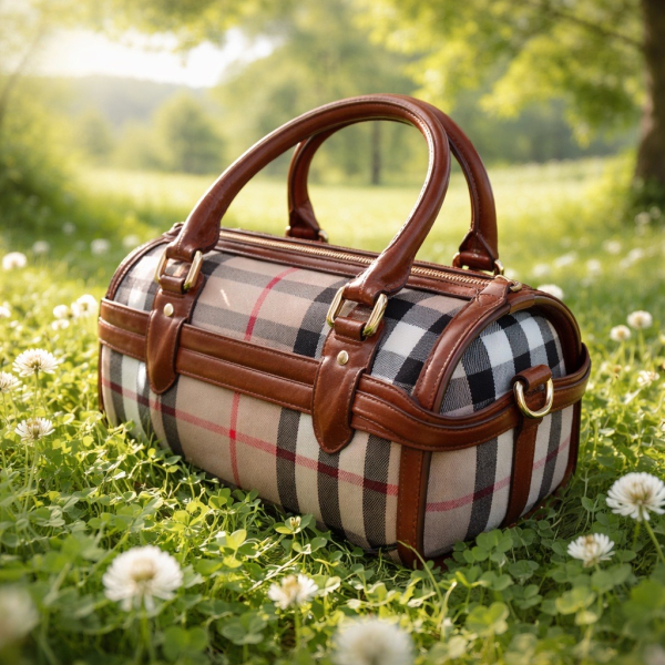 Burberry House Check Bridle Alchester Medium Bowling Bag