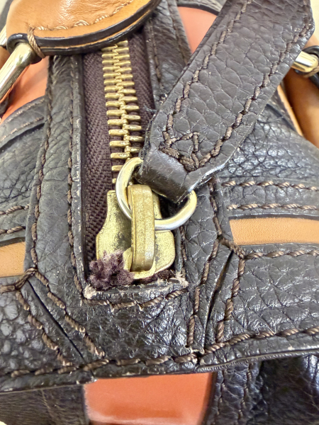 Burberry Tricolor Alchester Bowling Bag