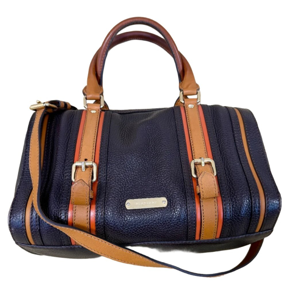 Burberry Tricolor Alchester Bowling Bag