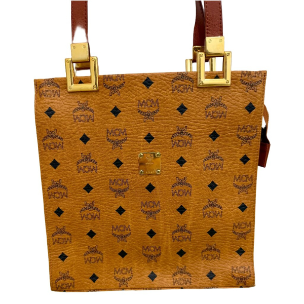 Bolso MCM color coñac para mujer y hombre