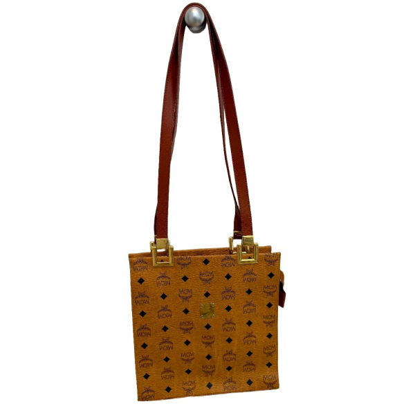 Bolso MCM color coñac para mujer y hombre