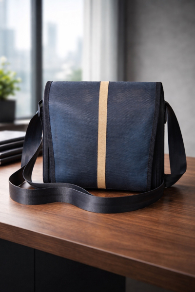 Umhängetasche Carl schwarz 2