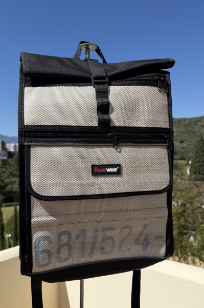 Rolltop-Rucksack Eddie weiss 681/524