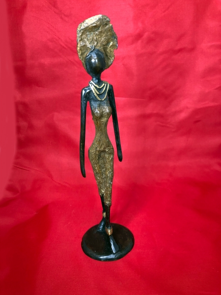 young African woman - bronze